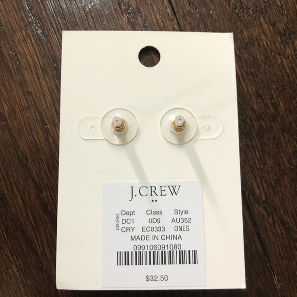J.Crew-Crystal waterfall dangle earrings-NWT - Picture 5 of 6